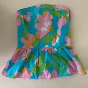 Lilly Pulitzer Strapless Top